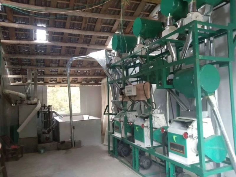 三臺磨粉機(jī)組全自動