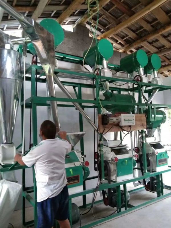 三臺磨粉機(jī)組全自動